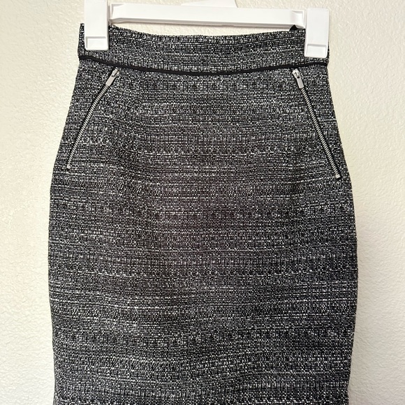 H&M Tweed Business Skirt Size 4 - Picture 2 of 5